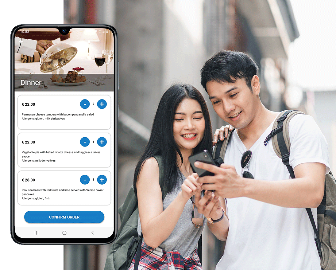 Manet Mobile Solutions permette di effettuare prenotazioni dei servizi interni